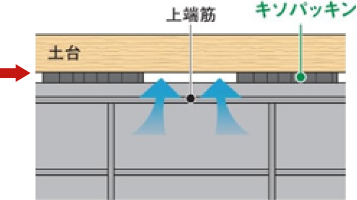 基礎パッキン　イメージ